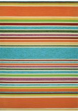 Couristan COVINGTON HAND-HOOKED 100% Polypropylene,Synthetic SHERBET STRIPE